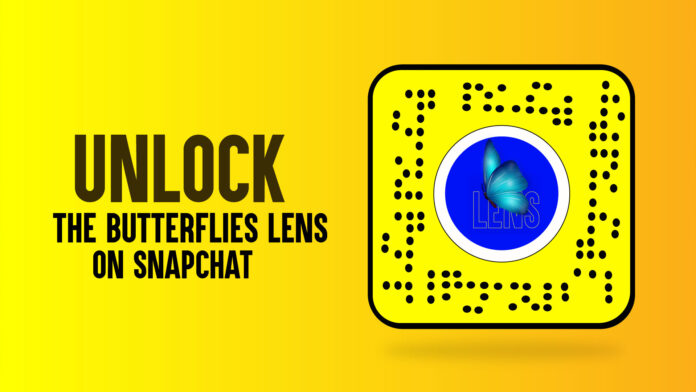 Unlock Butterfly Lens on Snapchat
